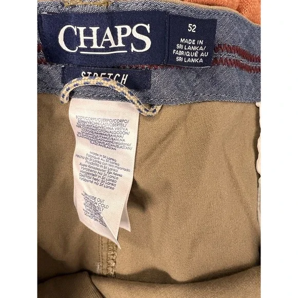 Mens Champion Golf Shorts Mens Size 52W Khaki Duo Dry Stretch Casual Performance - Picture 6 of 6